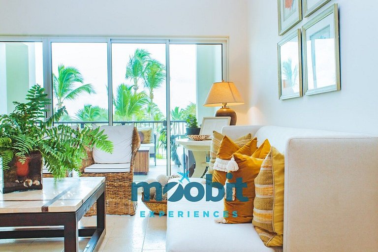 Hermoso y perfecto 2 Hab frente al mar en Cap Cana