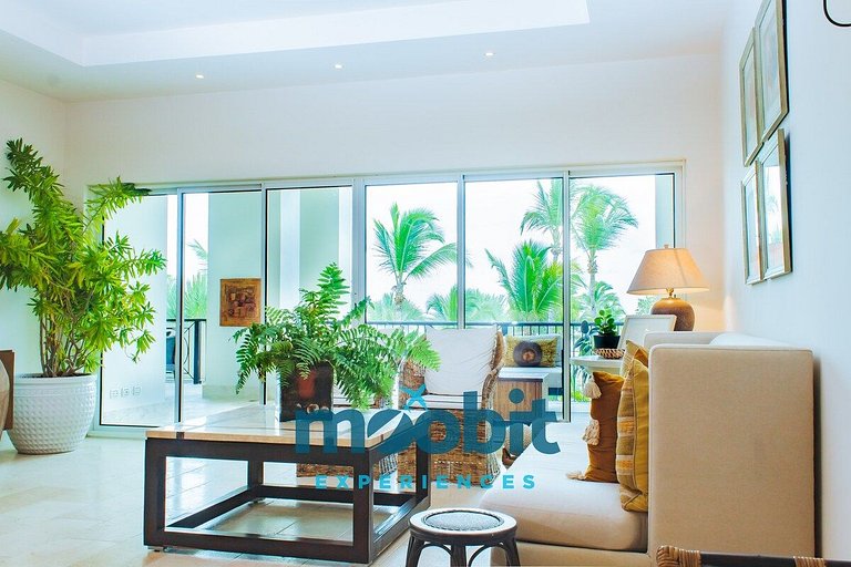 Hermoso y perfecto 2 Hab frente al mar en Cap Cana