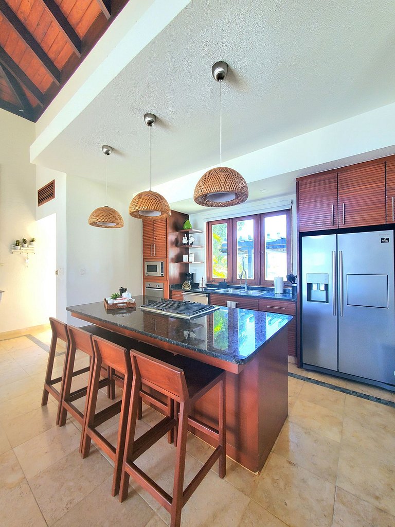 Espectacular Villa Tropical de 2 hab/ con Piscina Privada y