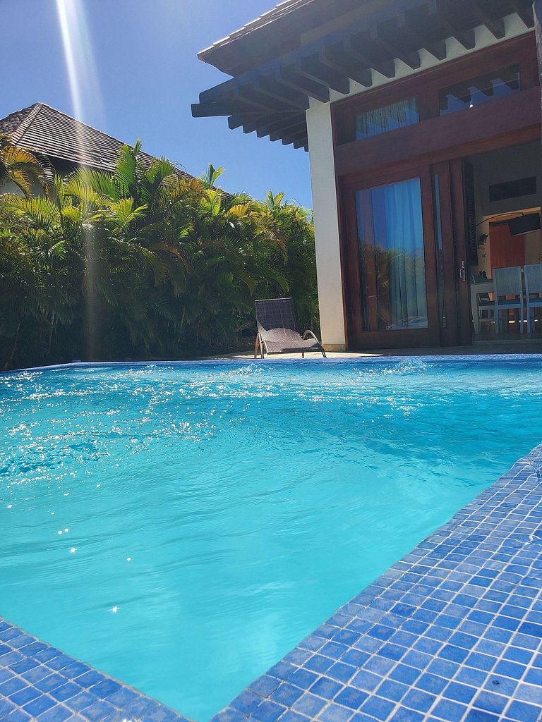 Espectacular Villa Tropical de 2 hab/ con Piscina Privada y