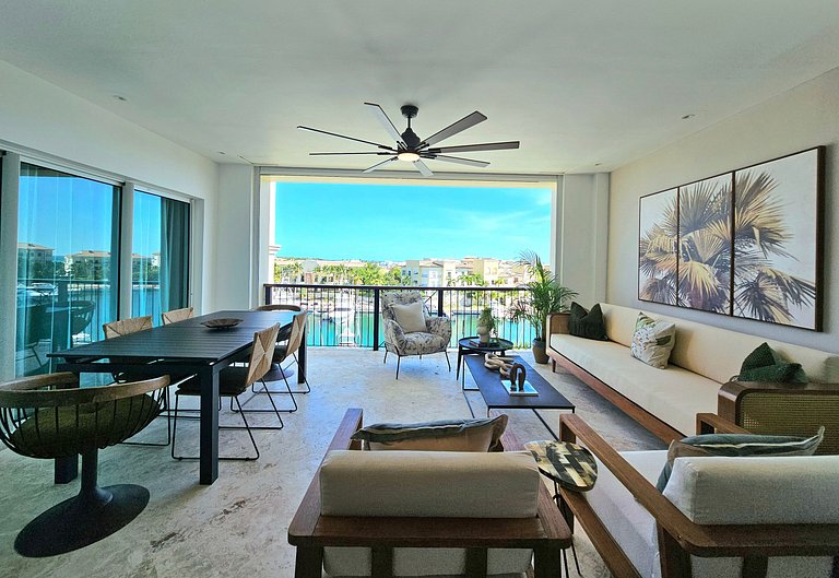 Lujoso Apto. 1Hab. con vista a la Marina Cap Cana