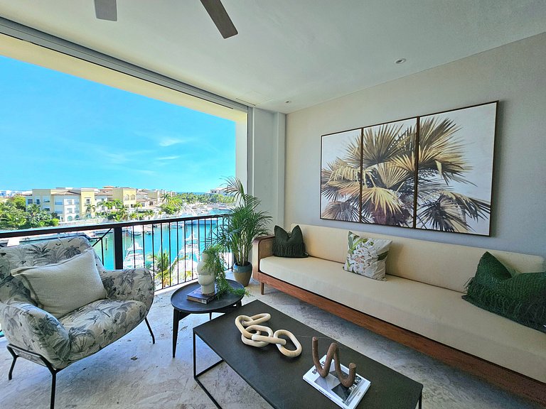Lujoso Apto. 1Hab. con vista a la Marina Cap Cana