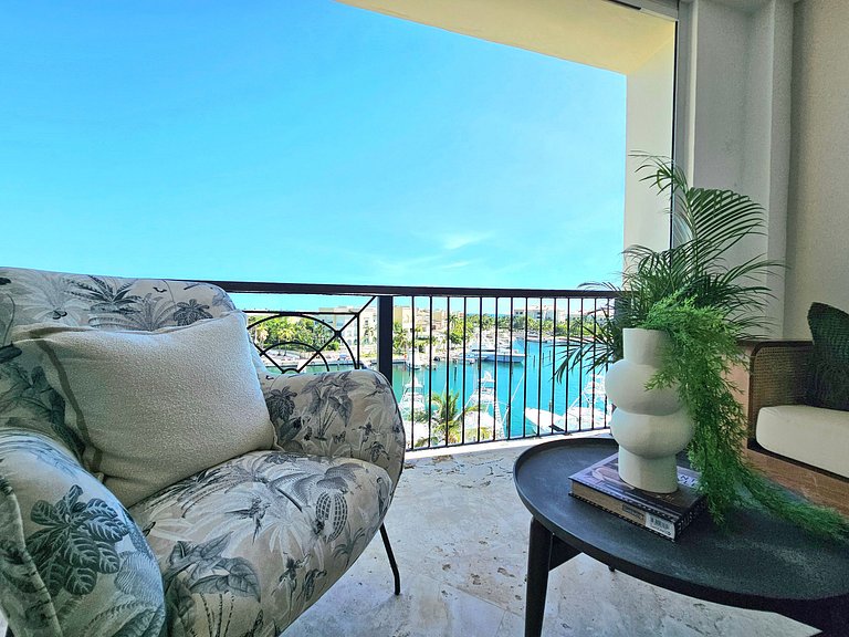 Lujoso Apto. 1Hab. con vista a la Marina Cap Cana