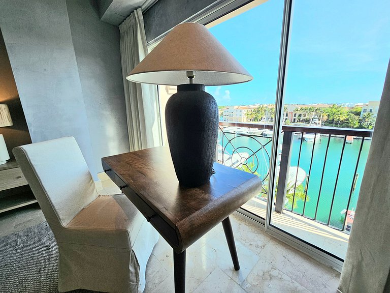 Lujoso Apto. 1Hab. con vista a la Marina Cap Cana